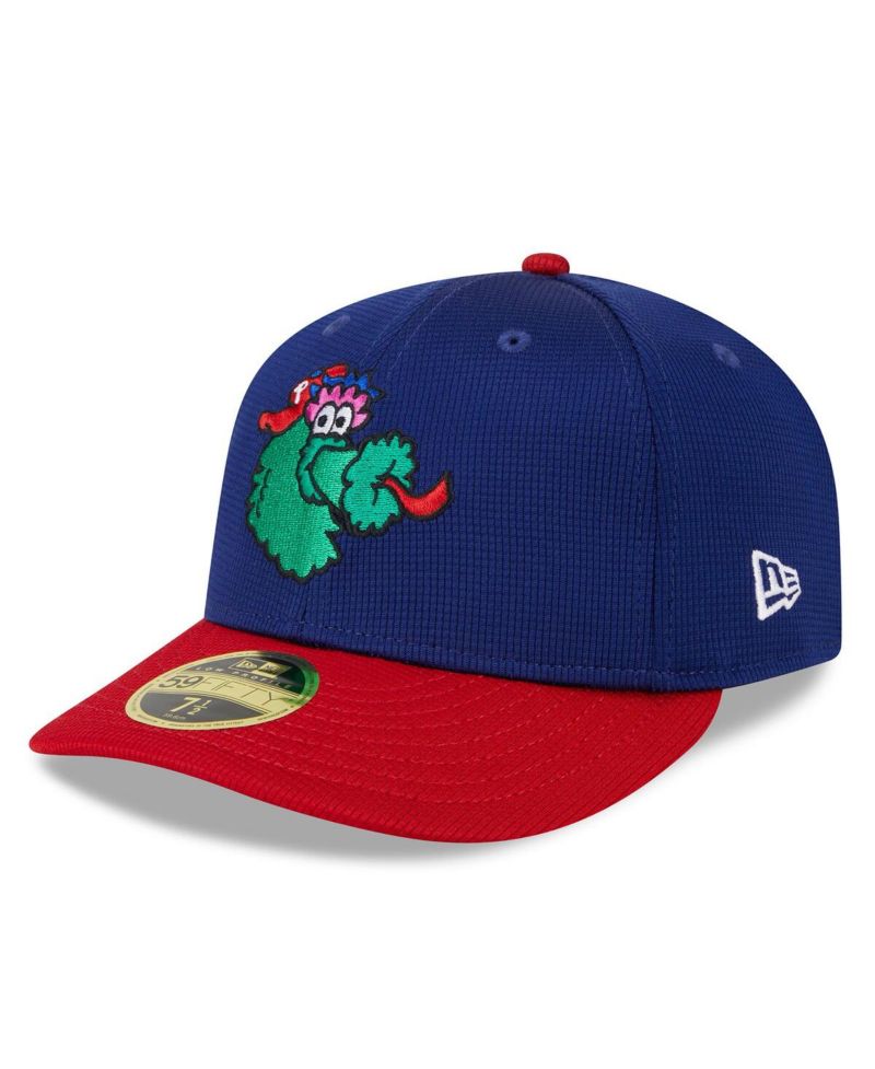 Men's Navy Philadelphia Phillies 2024 Batting Practice Low Profile 59FIFTY Fitted Hat