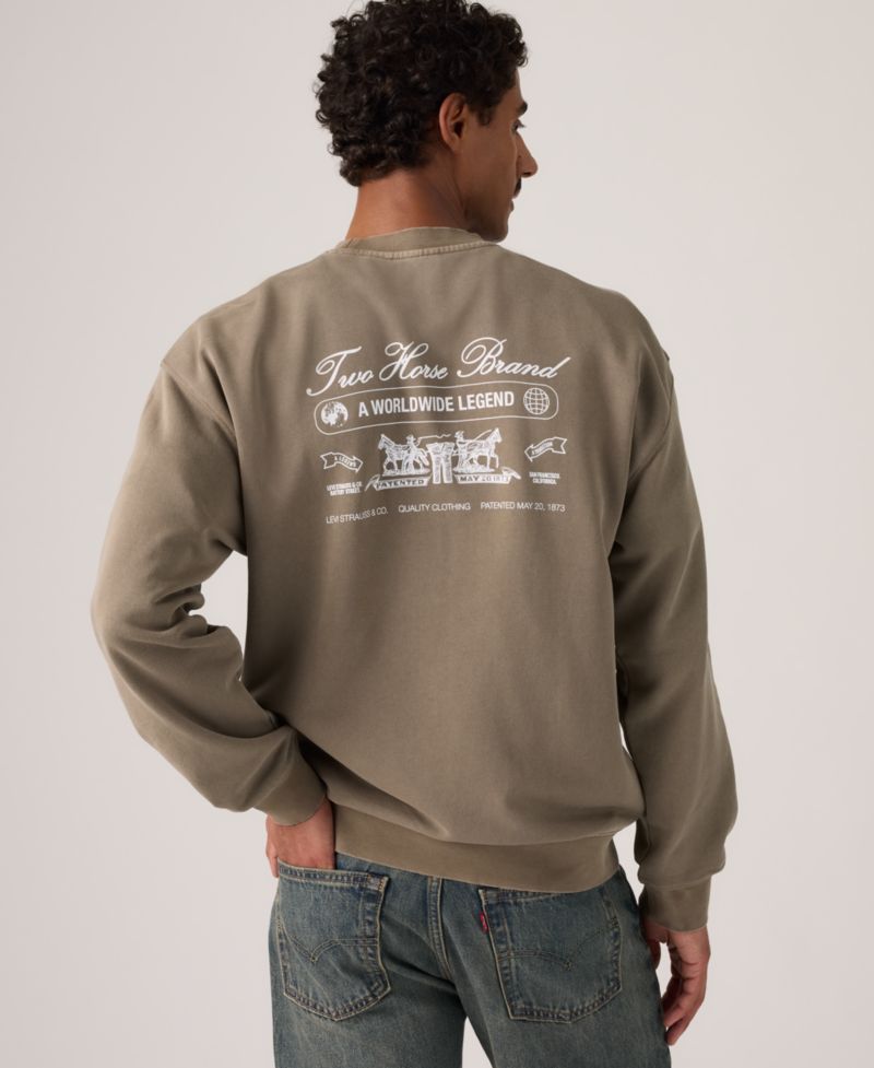 Men's Sunset Graphic Crewneck Sweatshirt