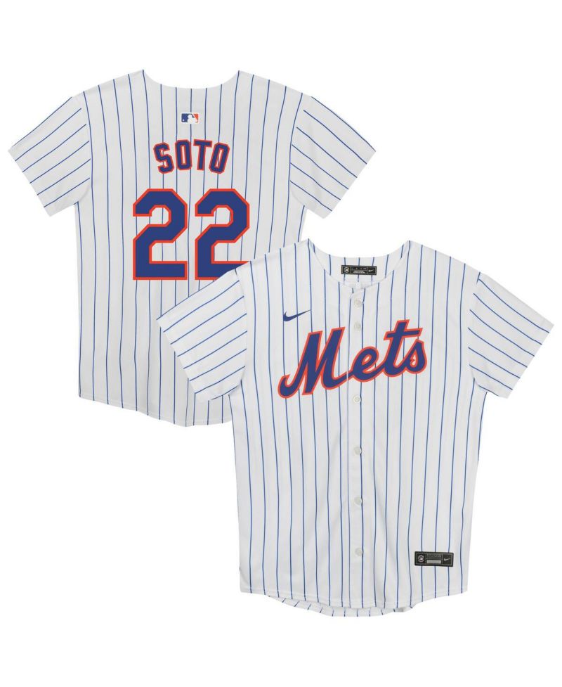 Little Boys and Girls Juan Soto White New York Mets Home Game Jersey