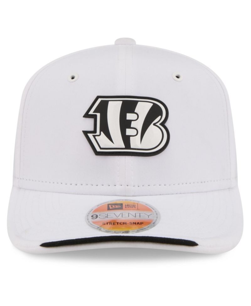 Men's White Cincinnati Bengals 2026 Sideline 9SEVENTY Adjustable Hat