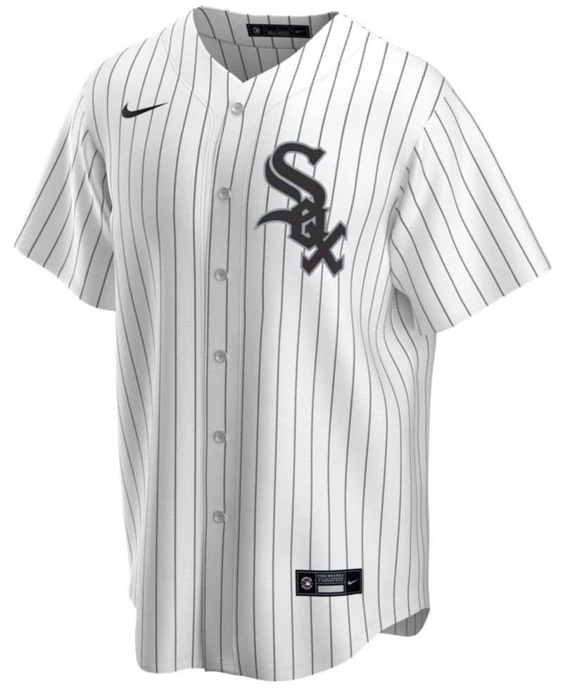 Men's Chicago White Sox Official Blank Replica Jersey