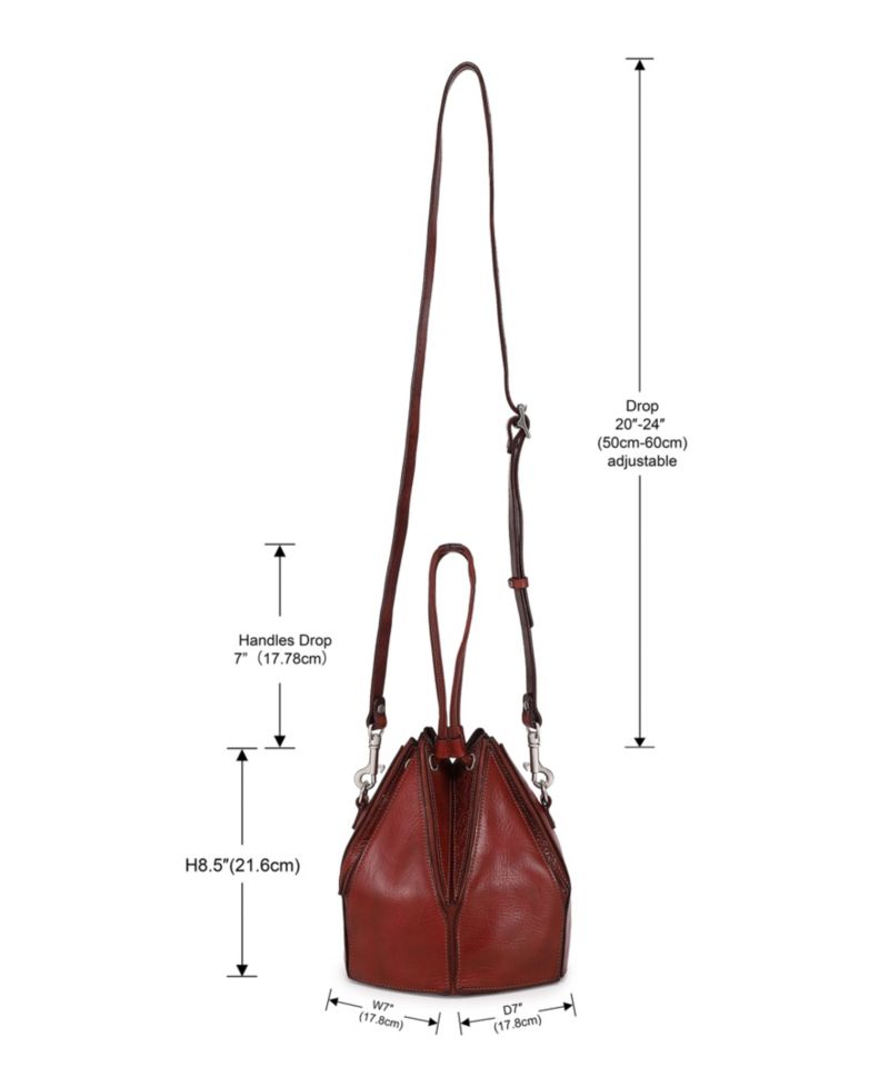 Prism Mini Convertible Bucket Crossbody Handbag