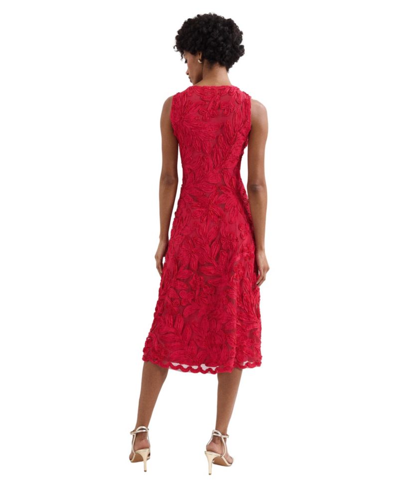 Women's Paloma Floral Embroidered Fit & Flare Dress