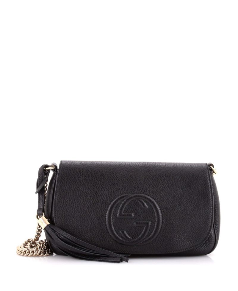 Medium Soho Chain Crossbody Bag Leather