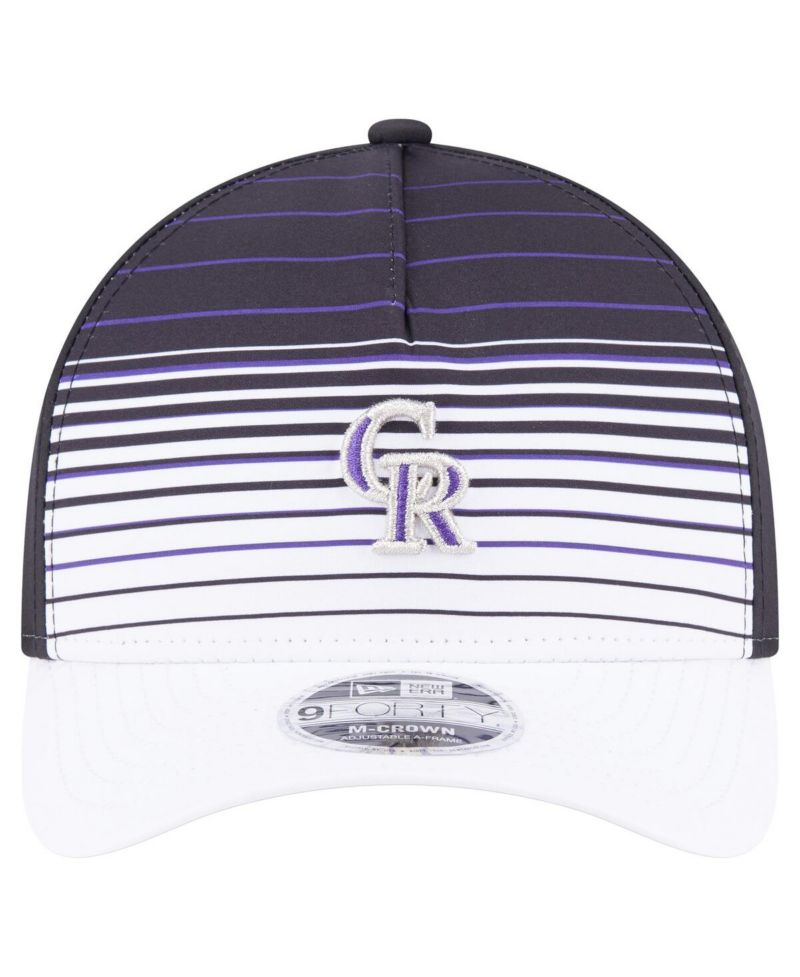Men's Black Colorado Rockies Gradient 9Forty M-Crown Adjustable Hat