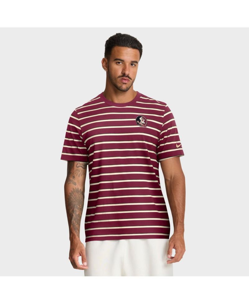 Men's Garnet Florida State Seminoles Athletic Prep Legacy Summit Stripe T-Shirt