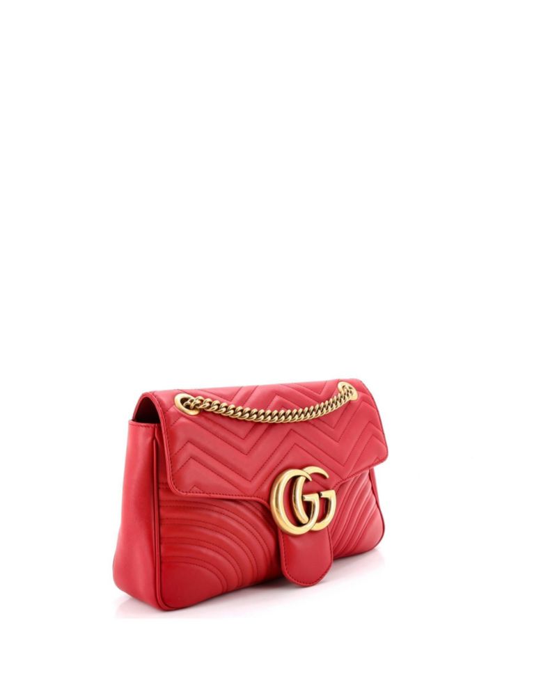 Medium GG Marmont Flap Bag Matelasse Leather