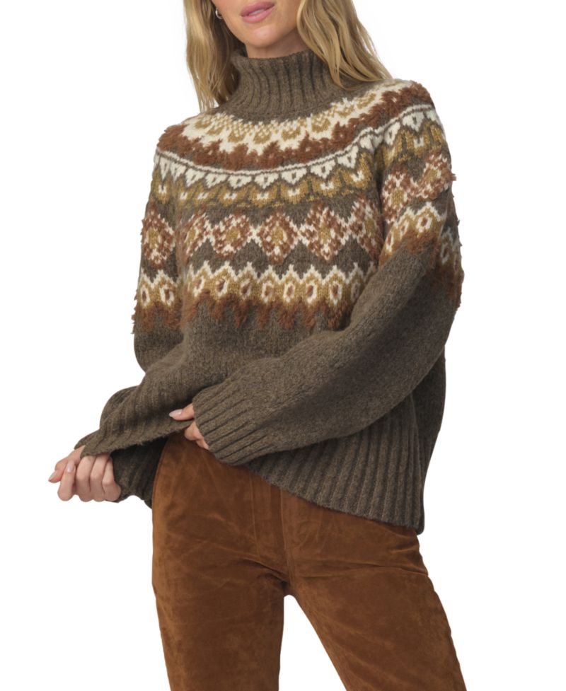 Women's Elva Fair Isle Turtleneck Sweater