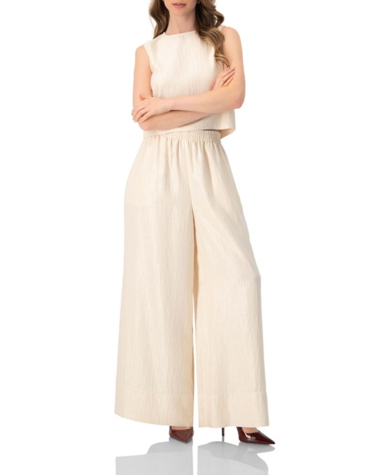 Women's High-Waisted Wide-Leg Trousers