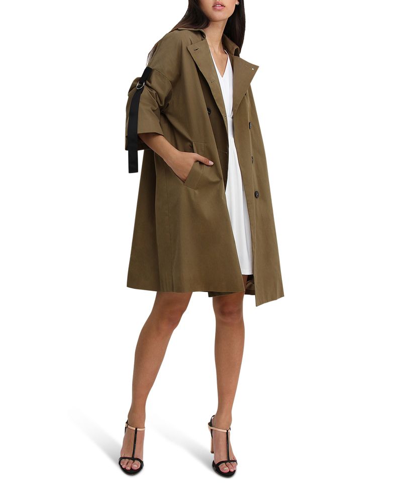 Women's Belle and Bloom Russian Romance Oversized Trench Coat