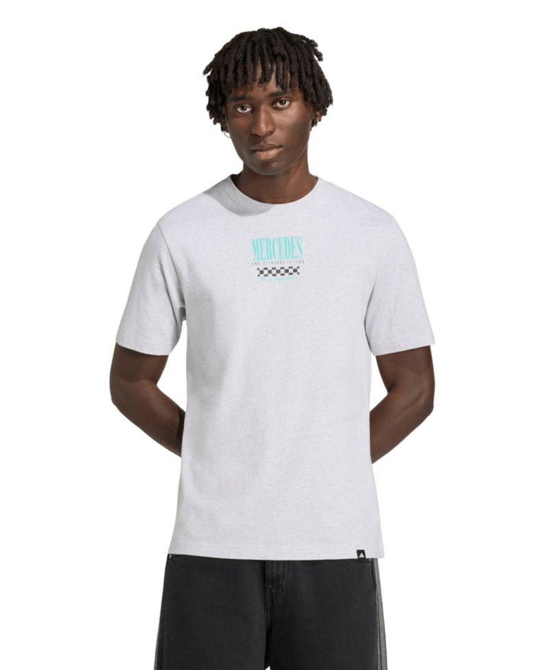 Men's Heather Gray Mercedes-AMG Petronas F1 Team Graphic T-Shirt