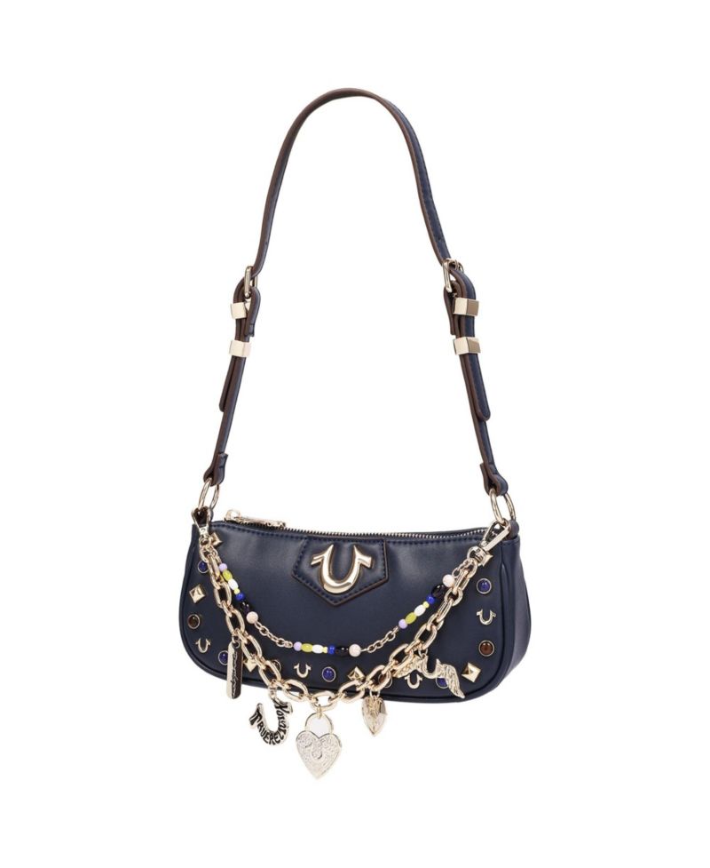 Chain and Studs Shoulder Bag