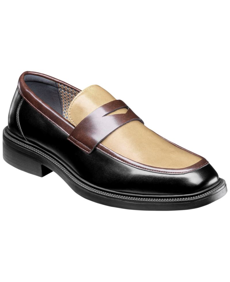 Men's Everett Moc-Toe Penny Loafers