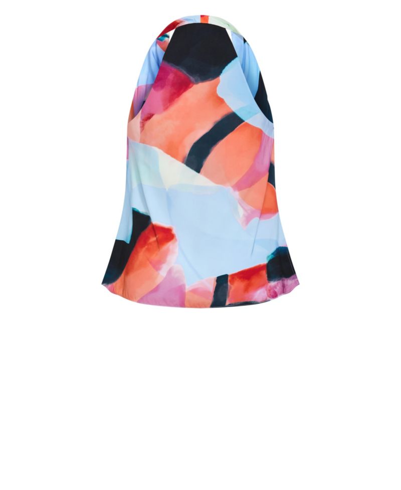 Women's Chloe Aspect Print Cowl Neck Top