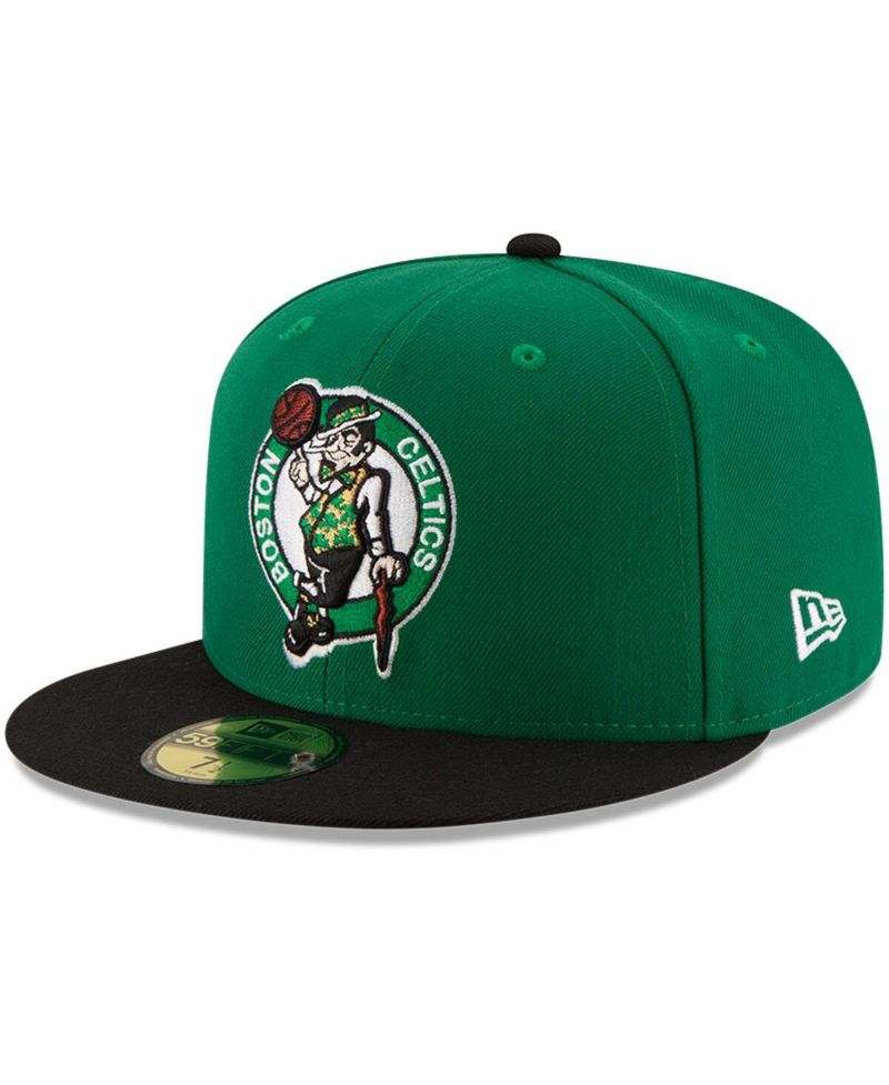 Men's Green/Black Boston Celtics Team Color 2Tone 59FIFTY Fitted Hat