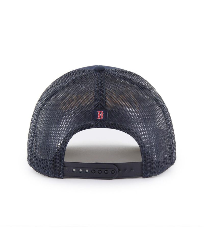 Men's Navy Boston Red Sox Garner Trucker Adjustable Hat