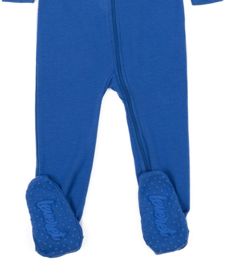 Toddler Matching Family One Piece Footed Cotton Long Sleeve Solid Color Pajamas 2T-5T