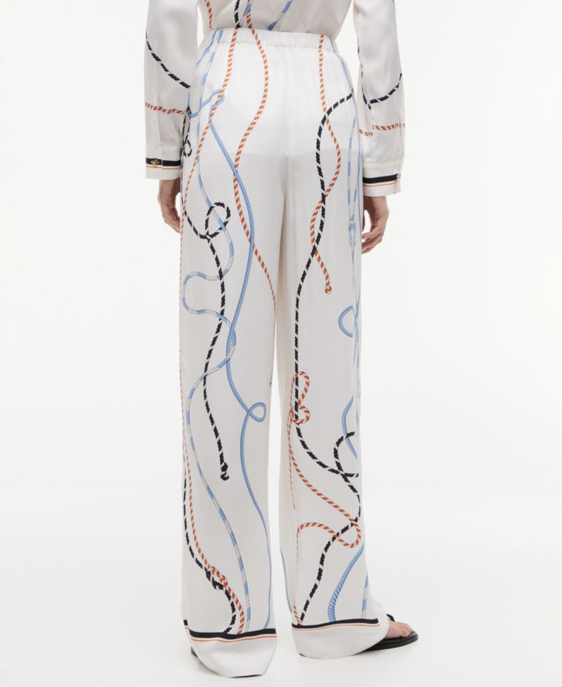 Women's Printed Wide-Leg Pants