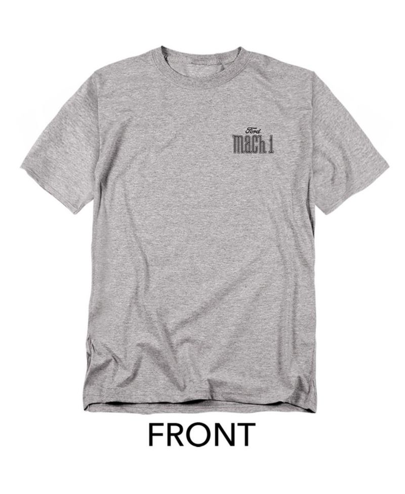 Men's Ford Mach 1 Logos Front Back T-Shirt