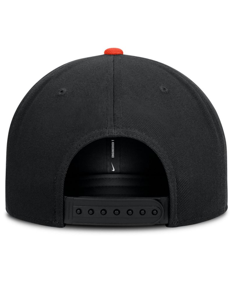 Men's Black/Orange San Francisco Giants Primetime Pro Dri-FIT snapback Hat