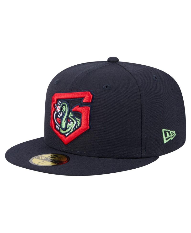 Men's Navy Gwinnett Stripers Authentic Collection 59FIFTY Fitted Hat