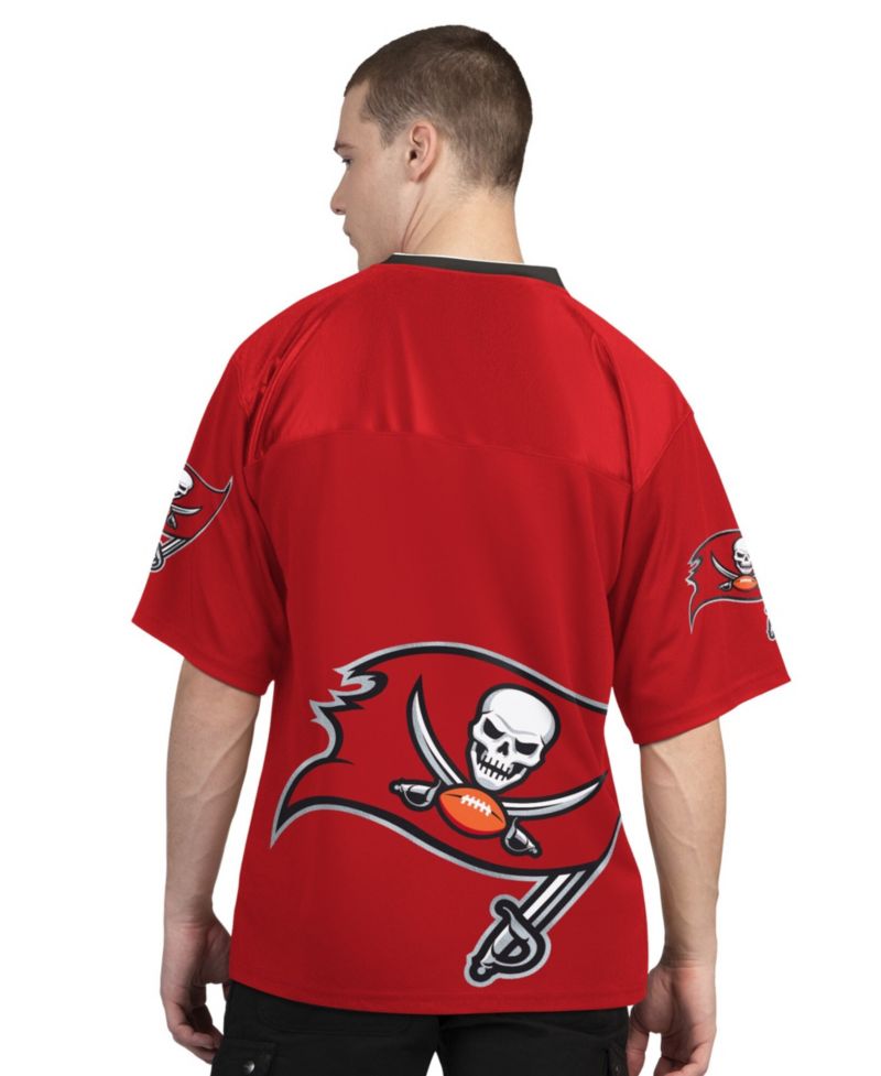 Men's 2-Pack Red/White Tampa Bay Buccaneers Short Sleeve Long Sleeve Combo Pack T-Shirt