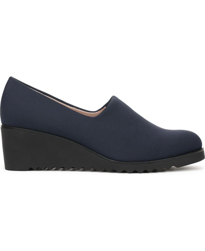Women's Ziva Round Toe Wedge Loafers
