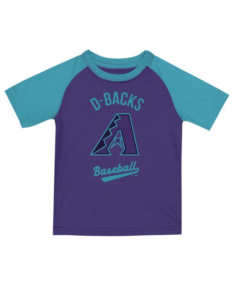 Little Boys and Girls 2-Piece Court Purple Arizona Diamondbacks 2025 City Connect T-Shirt and Shorts Set