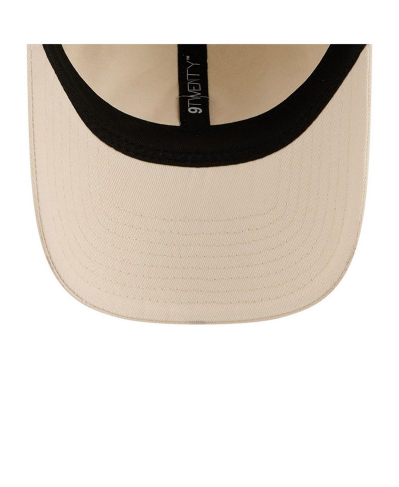 Men's Beige Columbus Crew Micro Team Logo 9TWENTY Adjustable Hat