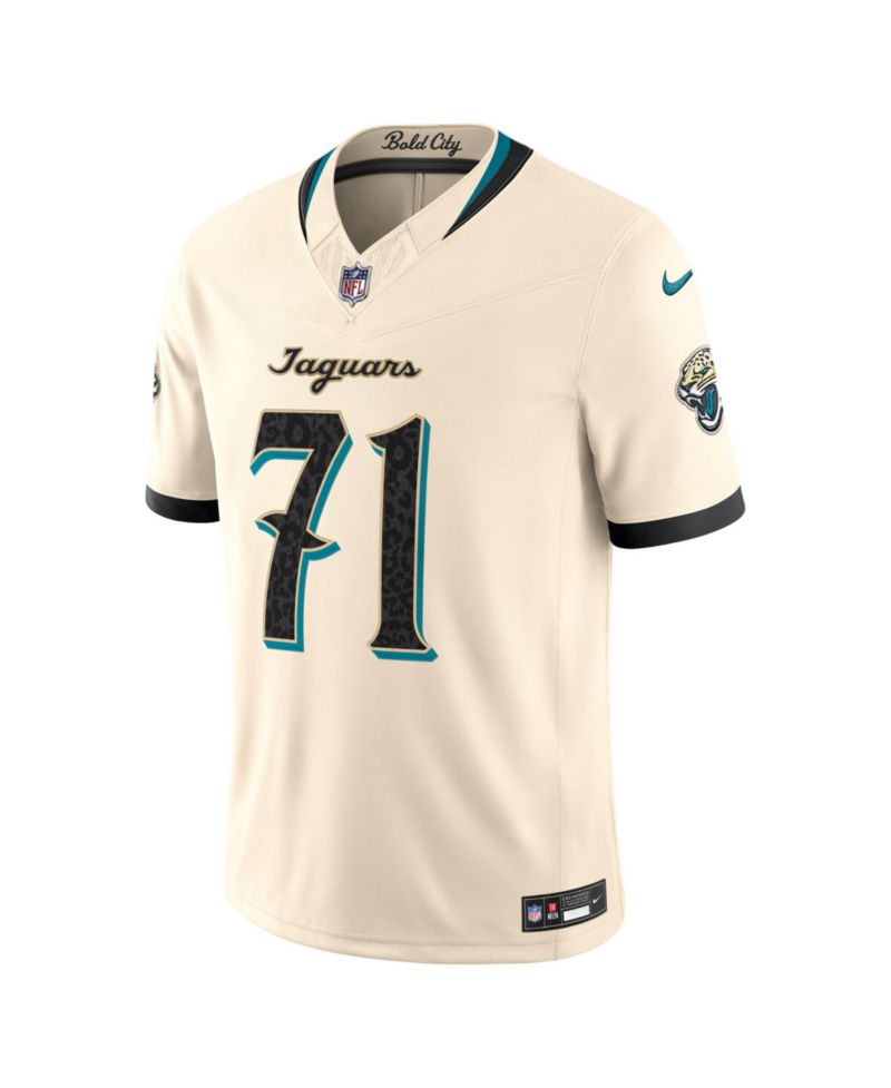 Men's Tony Boselli Natural Jacksonville Jaguars 2026 Rivalries Collection Vapor F.U.S.E Stitched Limited Jersey