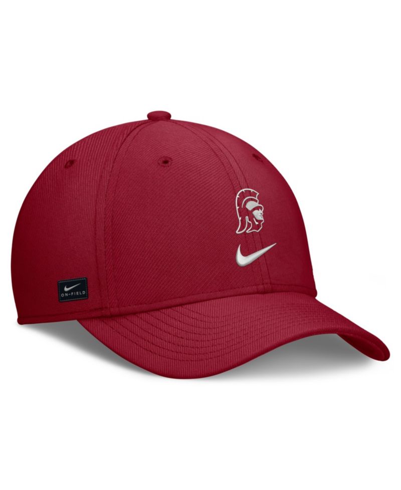 Men's Cardinal USC Trojans Rise On-Field Swoosh Flex Dri-FIT Flex Hat