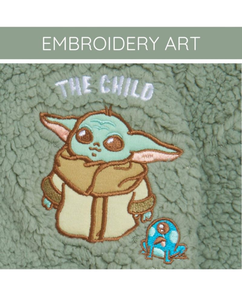 Toddler Boys Star Wars Grogu Cozy Sherpa Cosplay Hoodie