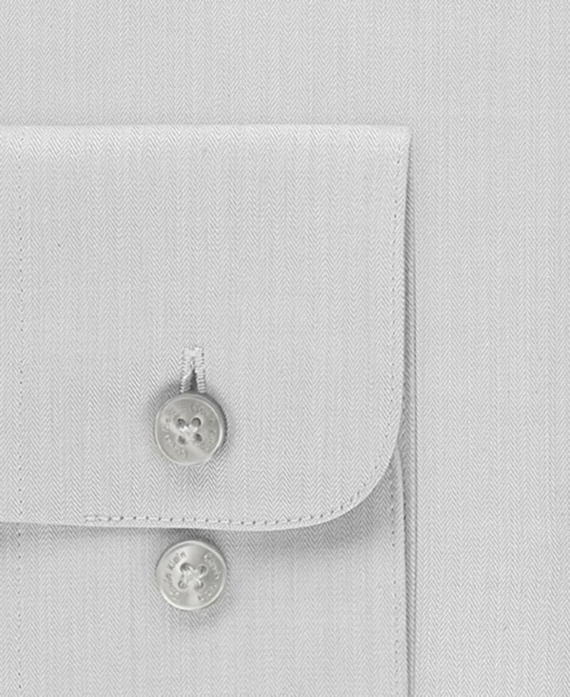 Мужская рубашка в елочку Calvin Klein, классическая и приталенная, из прочного материала