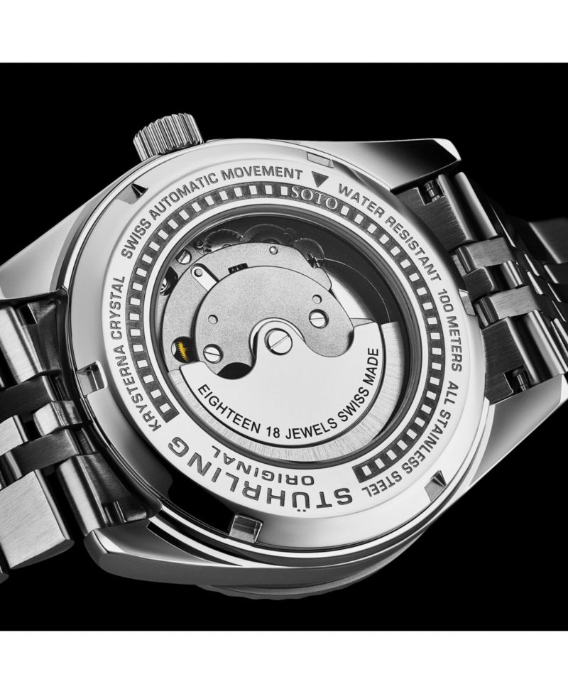 Datemaster II Men s Swiss Automatic 42mm Stainless Steel Watch, Silver Dial, Fluted Bezel, Day & Date, 100M Water Resistant