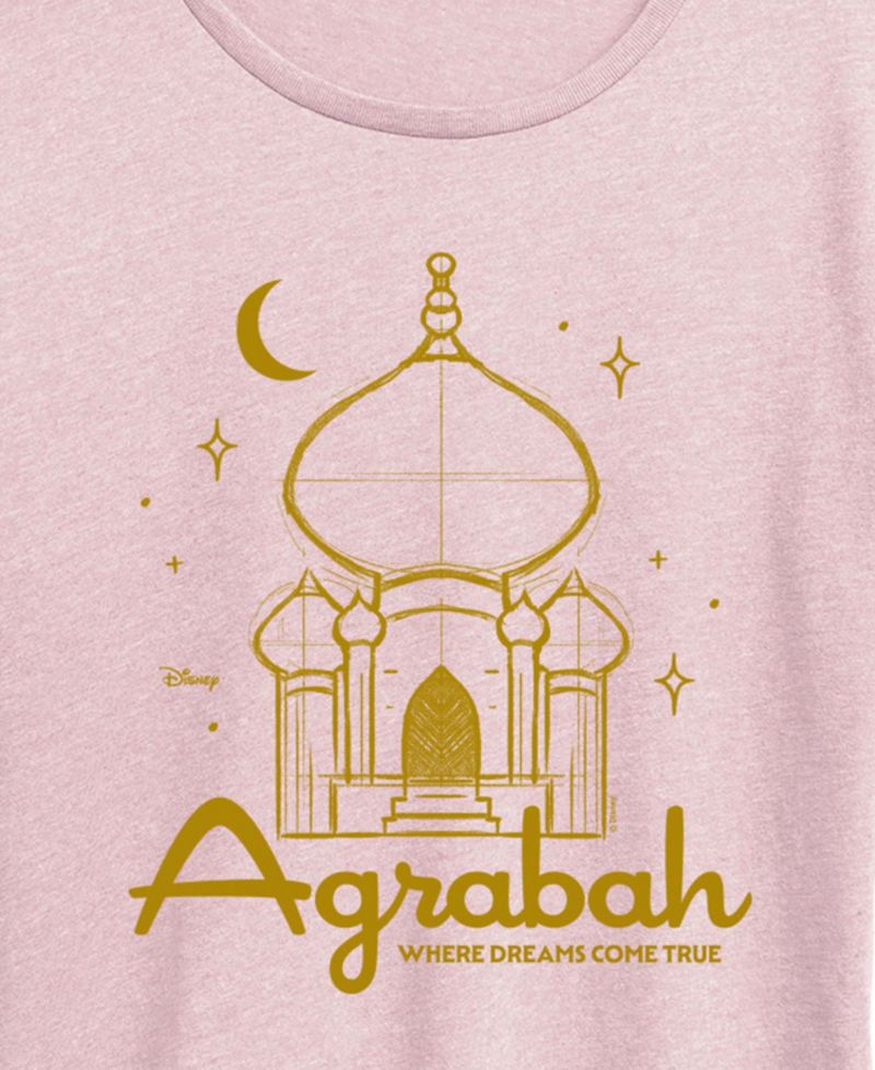 Plus Size Disney Princess Agrabah Destination Short-Sleeve Graphic T-Shirt