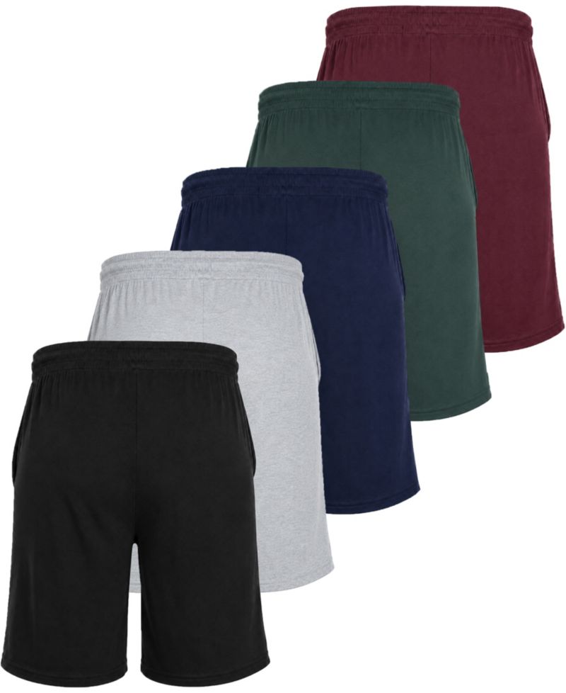 Men's Cotton Lounge Shorts, 5-Pack