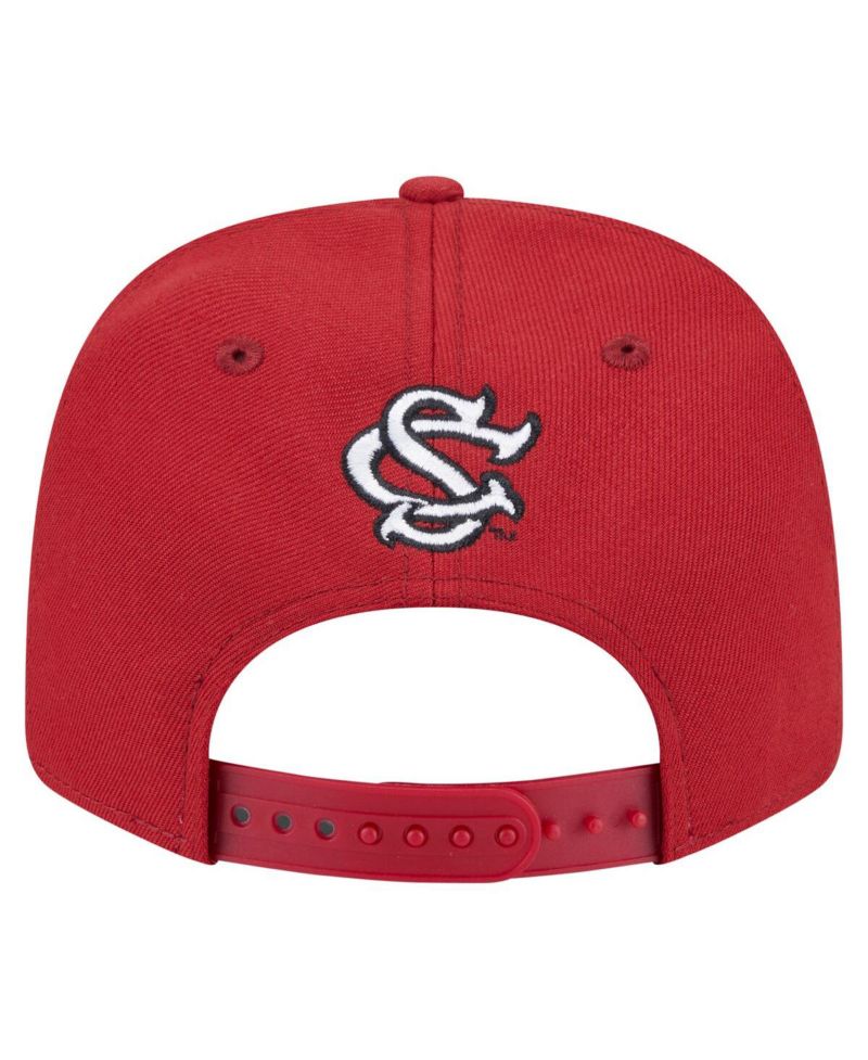 Men's Garnet South Carolina Gamecocks Team Collective 9SEVENTY Stretch-snap Adjustable Hat