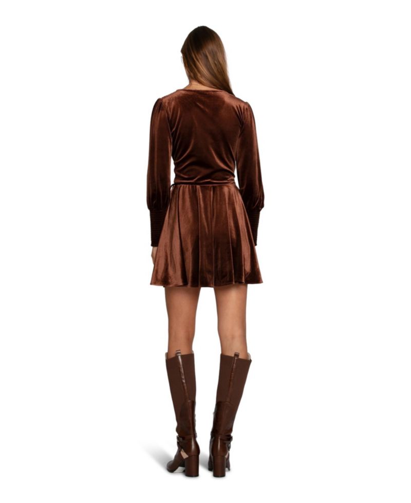 Belle and Bloom Women's Loved You First Velvet Mini Dress