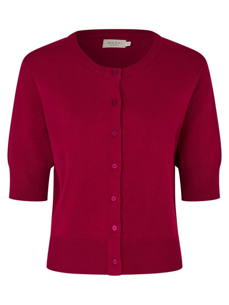 Women's Malopus Half-Sleeve Knitted Cardigan