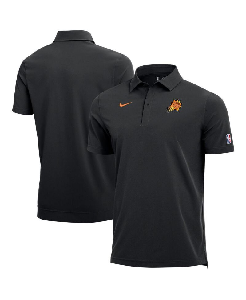 Men's Black Phoenix Suns 2025/26 Authentic Dri-FIT Coaches Polo Shirt
