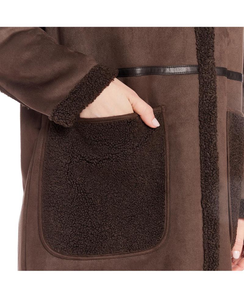 Women's Sharika Faux Shearling Coat