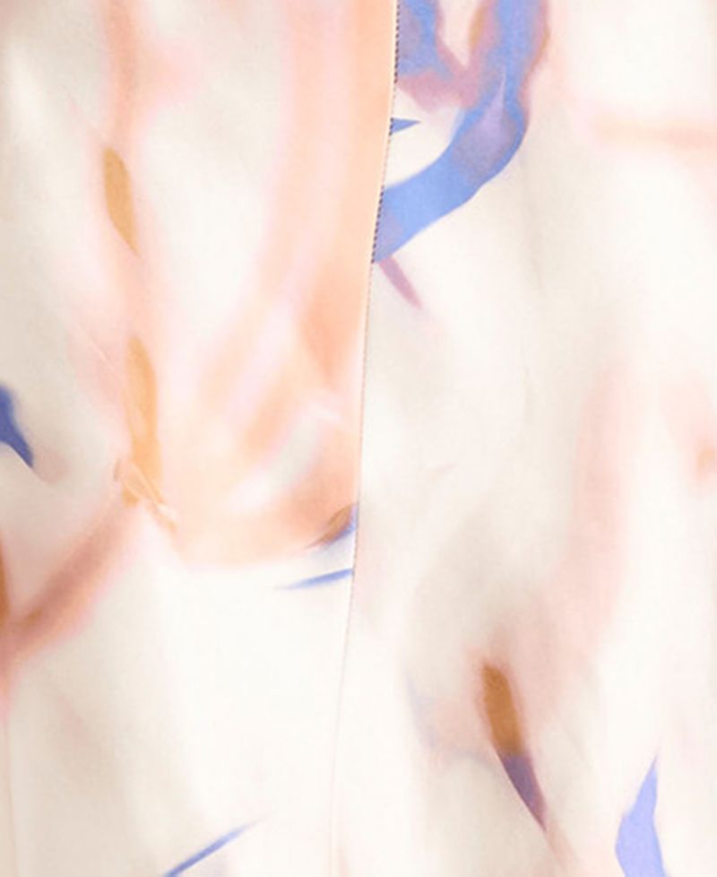 Women's Printed High-Neck Sleeveless Dress