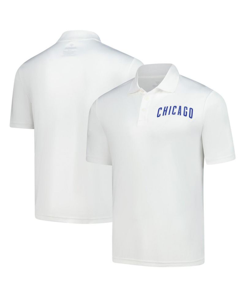 Men's White Chicago Cubs Component Polo Shirt