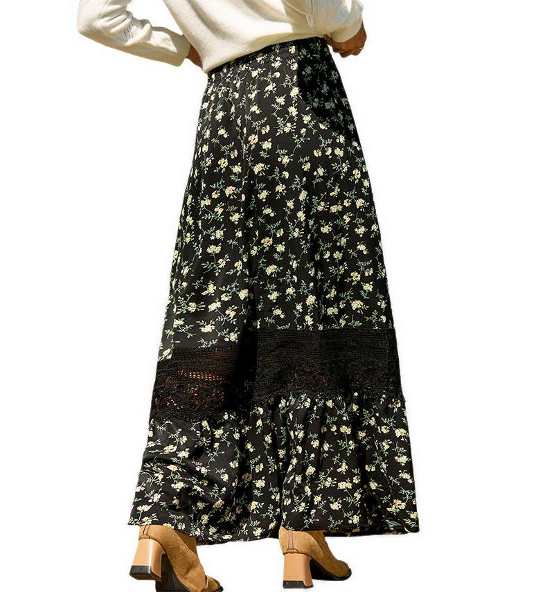 Women's Picked for You Maxi A-Line Lace Skirt