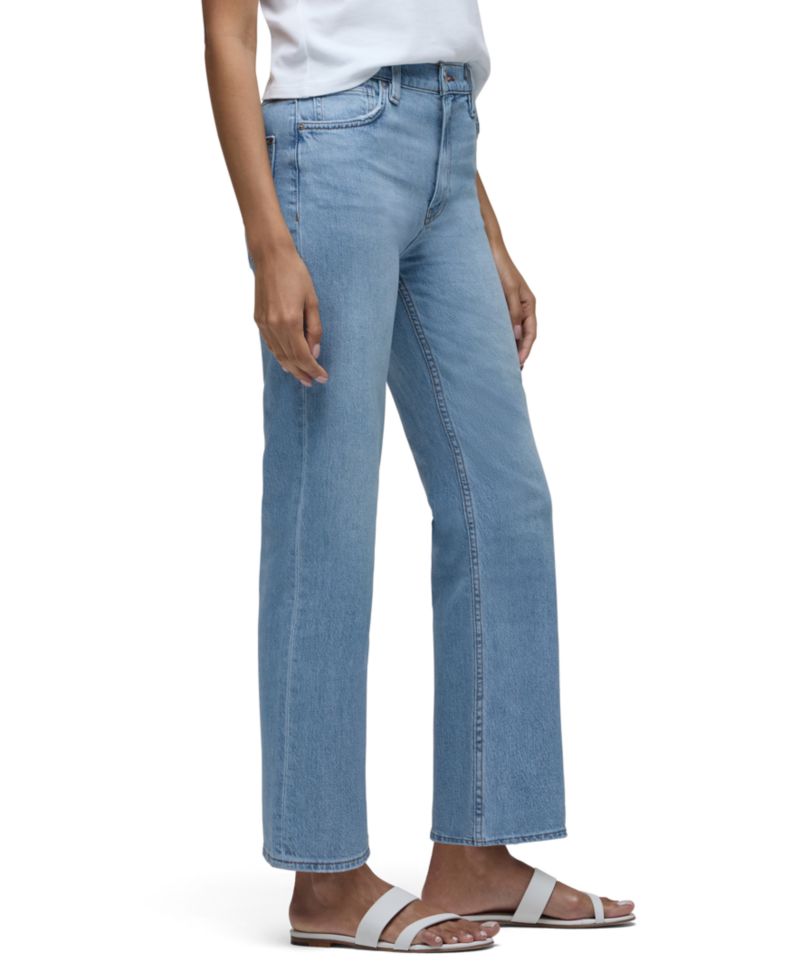Women's Remi High-Rise Light-Wash Straight-Leg Jeans