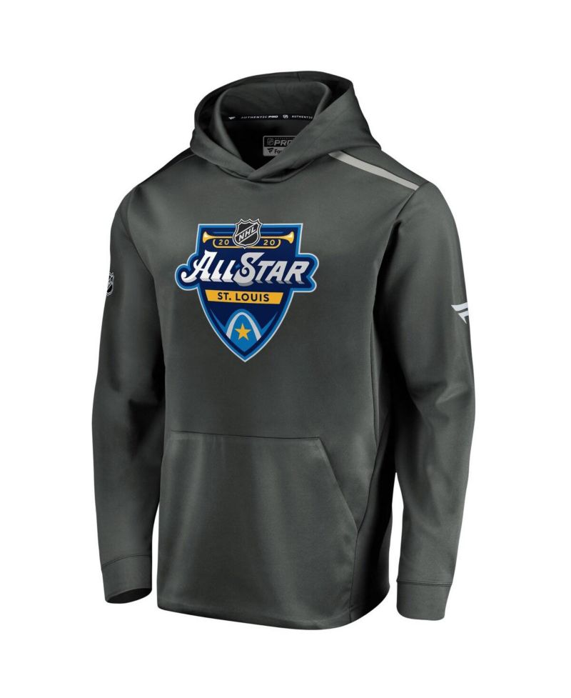 Men's Charcoal 2020 NHL All-Star Game Rinkside Pullover Hoodie