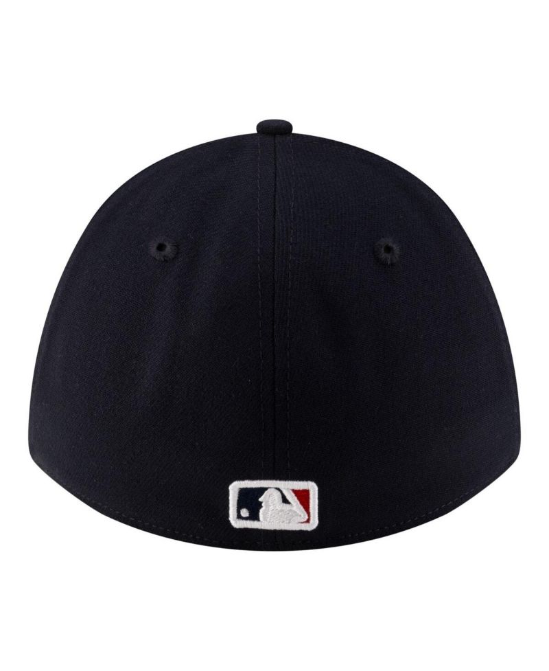 Men's Navy Atlanta Braves Player Replica 39THIRTY M-Crown Flex Hat
