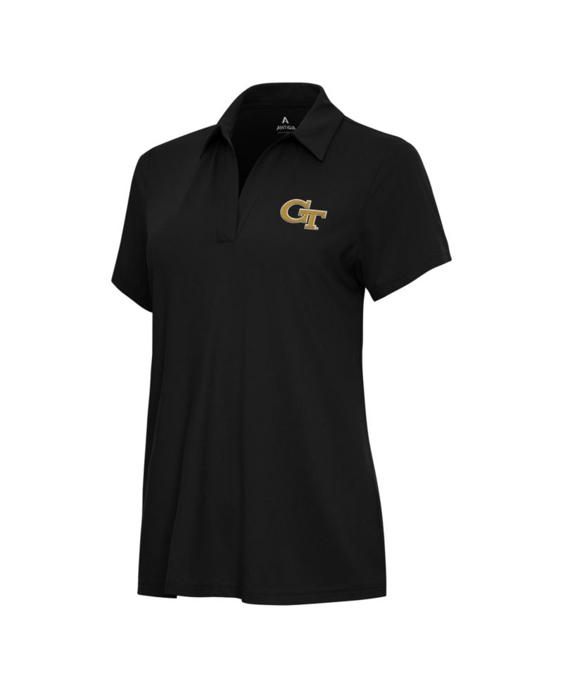 Women's Black Georgia Tech Yellow Jackets Era Polo Shirt