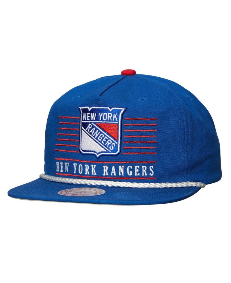 Men's Blue New York Rangers Ascend Deadstock Snapback Hat