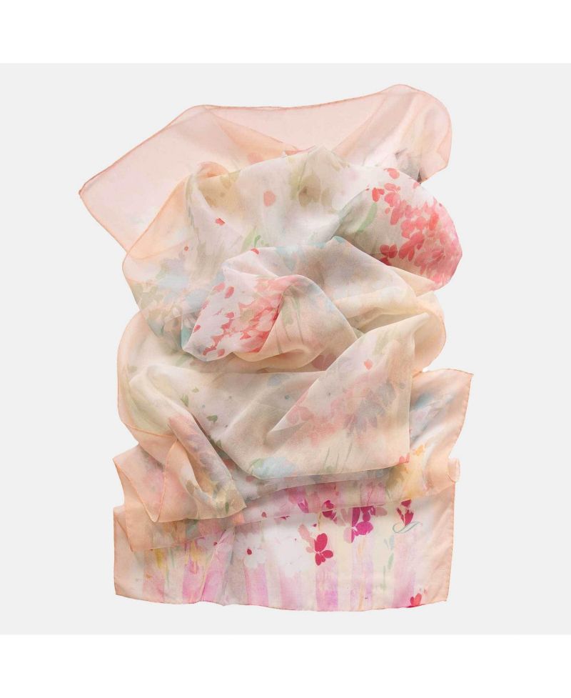 Meadow - Long Sheer Silk Scarf for Women